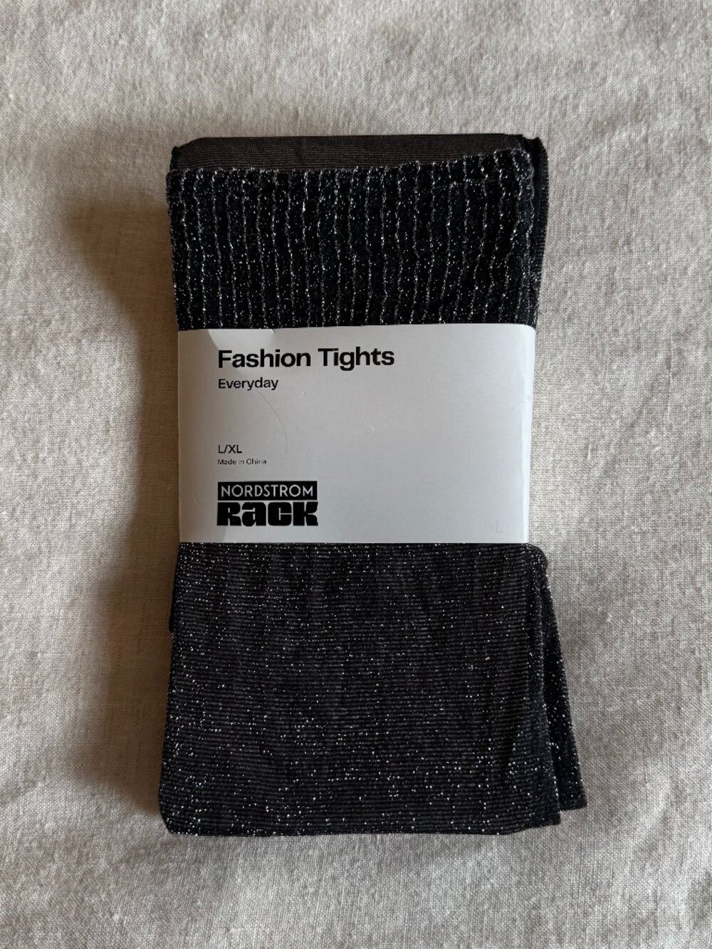 *NWT* Nordstrom Rack Women's Everyday Fashion Tights L/XL Black